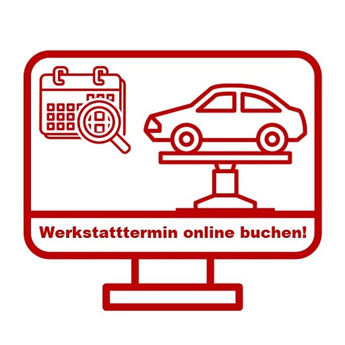 Buchen Sie jetzt Ihren Werkstatttermin online! Buchen Sie jetzt Ihren Werkstatttermin online!